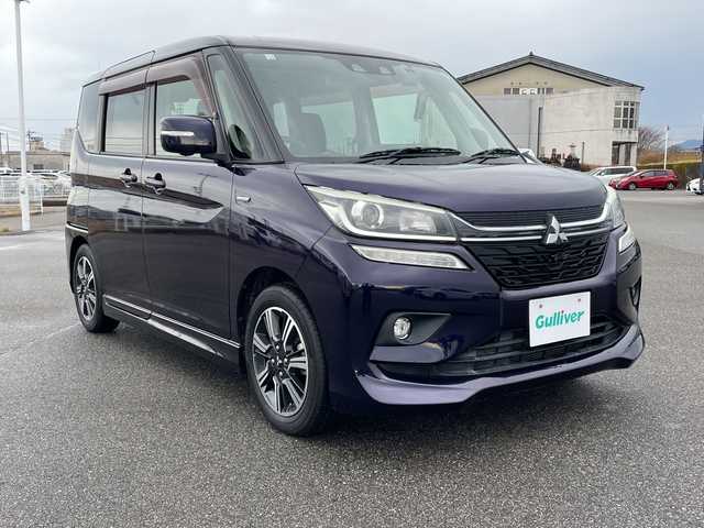 三菱 デリカＤ：２ カスタムHV　MV 富山県 2018(平30)年 7.2万km ミッドナイトバイオレットメタリック ４ＷＤ/純正メモリナビ/バックカメラ/フルセグＴＶ/レーダークルーズコントロール/レーンキープアシスト/衝突軽減ブレーキ/コーナーセンサー/純正フロアマット/シートヒーター/両側パワースライド/純正アルミホイール/ＥＴＣ/オートライト/プッシュスタート/取扱説明書