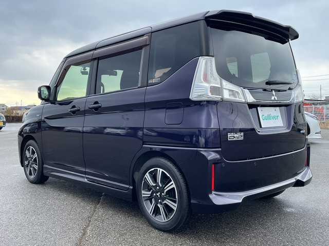三菱 デリカＤ：２ カスタムHV　MV 富山県 2018(平30)年 7.2万km ミッドナイトバイオレットメタリック ４ＷＤ/純正メモリナビ/バックカメラ/フルセグＴＶ/レーダークルーズコントロール/レーンキープアシスト/衝突軽減ブレーキ/コーナーセンサー/純正フロアマット/シートヒーター/両側パワースライド/純正アルミホイール/ＥＴＣ/オートライト/プッシュスタート/取扱説明書