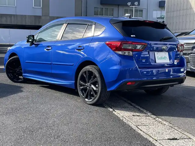 スバル インプレッサ スポーツ STI スポーツ 島根県 2021(令3)年 2.7万km WRブルーパール ４WD/アイサイト/衝突軽減ブレーキ/レーンアシスト・ハンドルアシスト/レーダークルーズコントロール　/ブラインドスポットモニター/アルパインＳＤナビ【7DNXF2】/　CD/DVD/BT/USB/フルセグTV/バック/フロント/右サイドカメラ　/ＥＴＣ2.0　/ドライブレコーダー/アイドリングストップ/運転席メモリーシート　/前席パワーシート　/純正ＬＥＤオートヘッドライト　/フォグランプ/純正STI専用ダークメタリック塗装１８インチアルミホイール/純正フロアマット/パドルシフト/電動パーキングブレーキ/オートブレーキホールド/トノカバー/ドアバイザー/電動格納ウインカーミラー/プッシュスタート/スマートキー/保証書/取扱説明書/スペアキー１本