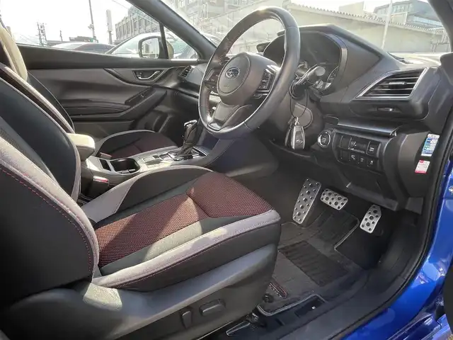 スバル インプレッサ スポーツ STI スポーツ 島根県 2021(令3)年 2.7万km WRブルーパール ４WD/アイサイト/衝突軽減ブレーキ/レーンアシスト・ハンドルアシスト/レーダークルーズコントロール　/ブラインドスポットモニター/アルパインＳＤナビ【7DNXF2】/　CD/DVD/BT/USB/フルセグTV/バック/フロント/右サイドカメラ　/ＥＴＣ2.0　/ドライブレコーダー/アイドリングストップ/運転席メモリーシート　/前席パワーシート　/純正ＬＥＤオートヘッドライト　/フォグランプ/純正STI専用ダークメタリック塗装１８インチアルミホイール/純正フロアマット/パドルシフト/電動パーキングブレーキ/オートブレーキホールド/トノカバー/ドアバイザー/電動格納ウインカーミラー/プッシュスタート/スマートキー/保証書/取扱説明書/スペアキー１本