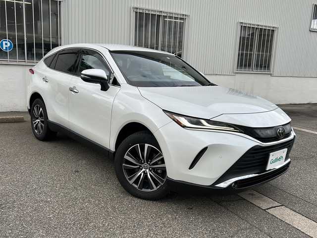 トヨタ ハリアー G 富山県 2023(令5)年 1万km プラチナホワイトパールマイカ ワンオーナー/スマートキー×２/ハーフレザーシート/メーカーオプションナビ/BT/WiFi接続/デジタルインナーミラー/ビルトインETC2.0/パワーバッグドア/衝突安全ブレーキ/オートハイビーム/レーンキープ/BSM/前後ドラレコ(DR501-FR)/電格ウィンカーミラー/パワーシート/プッシュスタート/オートリトラミラー/ドアミラーヒーター/LEDヘッドライト/フォグ/ステアリングスイッチ/電動Pブレーキ/naoeX/保証書・取説