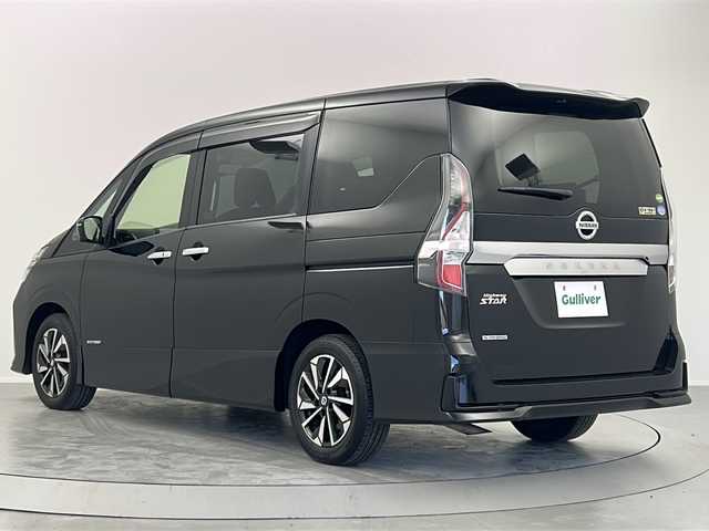 日産 セレナ ハイウェイスター V 福島県 2020(令2)年 2.7万km ダイヤモンドブラック /禁煙車//純正１０型ナビ//全周囲カメラ/フルセグ/／ＥＴＣ/／両側電動スライドドア/／衝突軽減装置/／クルーズコントロール/／ブラインドスポットモニター/／タブルエアコン/／オートライト/／前後ドラレコ