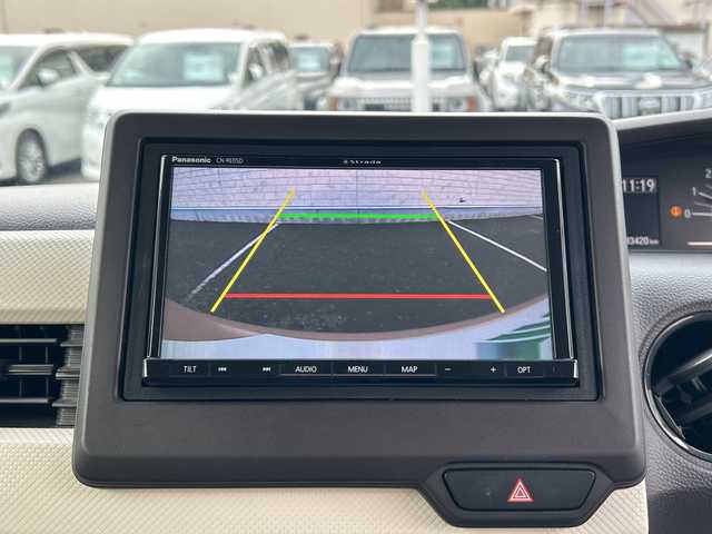 ホンダ Ｎ ＢＯＸ G L ホンダセンシング 富山県 2019(平31)年 8.4万km ピンクⅡ ４ＷＤ/１オーナー/ピンクツートン（カラーコード：R573PA)/社外ＳＤナビ/フルセグＴＶ/Ｂｌｕｅｔｏｏｔｈ/バックカメラ/パワースライドドア/シートヒーター/規格外ミニライト１４インチＡＷ/コムテック前後ドラレコ/ＥＴＣ/LEDヘッドライト/2025/8/22バッテリー交換済み/スマートキー/プッシュスタート/スペアキー1本/保証書／取説有り