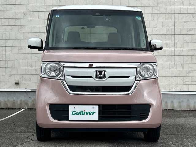 ホンダ Ｎ ＢＯＸ G L ホンダセンシング 富山県 2019(平31)年 8.4万km ピンクⅡ ４ＷＤ/１オーナー/ピンクツートン（カラーコード：R573PA)/社外ＳＤナビ/フルセグＴＶ/Ｂｌｕｅｔｏｏｔｈ/バックカメラ/パワースライドドア/シートヒーター/規格外ミニライト１４インチＡＷ/コムテック前後ドラレコ/ＥＴＣ/LEDヘッドライト/2025/8/22バッテリー交換済み/スマートキー/プッシュスタート/スペアキー1本/保証書／取説有り