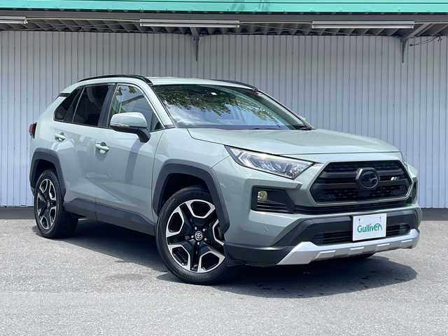 トヨタ ＲＡＶ４ アドベンチャー 長野県 2020(令2)年 5.6万km アーバンカーキ ４WD/Toyota Safety Sense /レザーシート/純正９インチナビフルセグTV/バックカメラ/ビルトインETC/ドライブレコーダー/パワーバックドア/シートヒーター /ステアリングヒーター