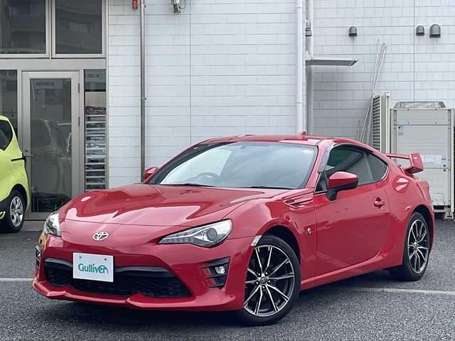 トヨタ ８６ GT 東京都 2016(平28)年 6.1万km ピュアレッド 純正メモリナビ/CD/DVD/BT/バックカメラ/ETC/TRDマフラー/HKSエアクリーナー/ROWANリアスポイラー/フルセグテレビ