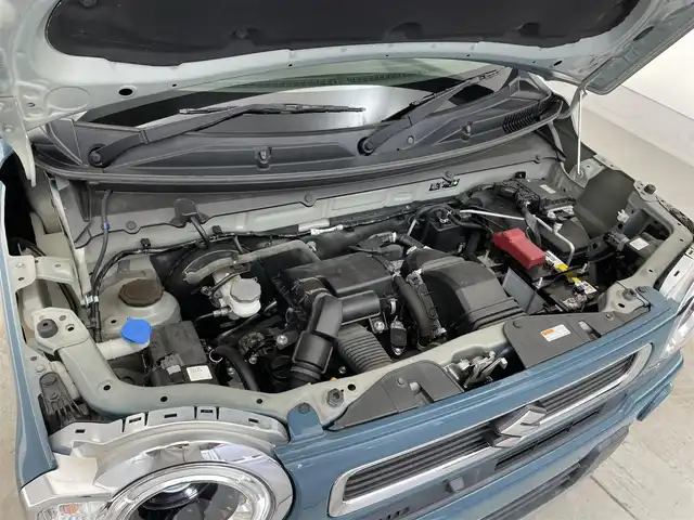 スズキ ハスラー HYBRID X ターボ 滋賀県 2020(令2)年 4.2万km デニムブルー ガンメタリック 2トーン 純正９型ナビ/（BT/USB/フルセグ）/全方位カメラ/前方ドライブレコーダー/ETC/シートヒーター/衝突被害軽減ブレーキ/レーダークルーズコントロール/レーンキープアシスト/プッシュスタート/スマートキー/ステアリングスイッチ/MT付AT