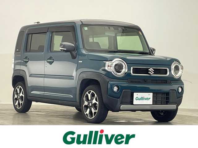 スズキ ハスラー HYBRID X ターボ 滋賀県 2020(令2)年 4.2万km デニムブルー ガンメタリック 2トーン 純正９型ナビ/（BT/USB/フルセグ）/全方位カメラ/前方ドライブレコーダー/ETC/シートヒーター/衝突被害軽減ブレーキ/レーダークルーズコントロール/レーンキープアシスト/プッシュスタート/スマートキー/ステアリングスイッチ/MT付AT