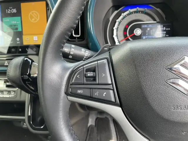 スズキ ハスラー HYBRID X ターボ 滋賀県 2020(令2)年 4.2万km デニムブルー ガンメタリック 2トーン 純正９型ナビ/（BT/USB/フルセグ）/全方位カメラ/前方ドライブレコーダー/ETC/シートヒーター/衝突被害軽減ブレーキ/レーダークルーズコントロール/レーンキープアシスト/プッシュスタート/スマートキー/ステアリングスイッチ/MT付AT