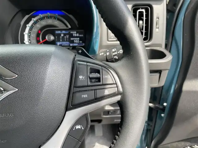 スズキ ハスラー HYBRID X ターボ 滋賀県 2020(令2)年 4.2万km デニムブルー ガンメタリック 2トーン 純正９型ナビ/（BT/USB/フルセグ）/全方位カメラ/前方ドライブレコーダー/ETC/シートヒーター/衝突被害軽減ブレーキ/レーダークルーズコントロール/レーンキープアシスト/プッシュスタート/スマートキー/ステアリングスイッチ/MT付AT