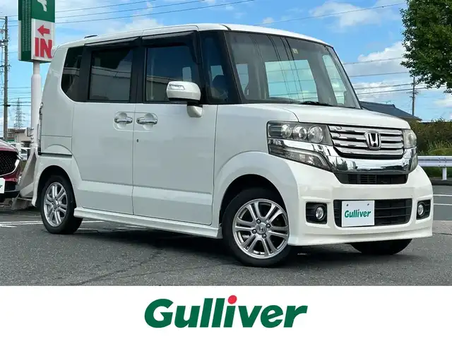 ホンダ Ｎ ＢＯＸ カスタム G Lパッケージ 愛知県 2012(平24)年 10.6万km プレミアムホワイトパール 純正メモリナビ/フルセグテレビ/バックカメラ/Bletooth/ウィンカーミラー/ドアバイザー/プッシュスタート/片側パワースライドドア/ETC
