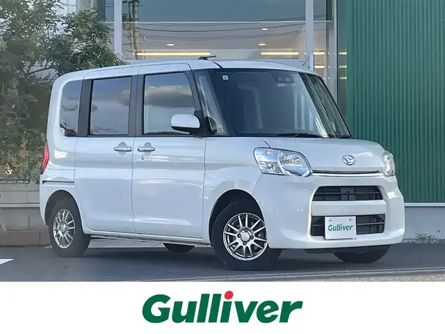 ダイハツ タント X SA Ⅲ 岡山県 2017(平29)年 4.6万km パールホワイトⅢ ケンウッドナビ　MDV-D505BTW　/バックカメラ　/片側パワースライドドア　/ETC/スマートキー　/社外アルミホイール　/シートヒーター　/4WD/純正フロアマット　/ドライブレコーダー　/LEDヘッドライト　/オートマチックハイビーム