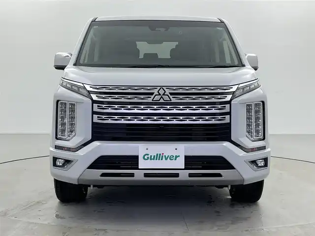 三菱 デリカＤ：５ P 福井県 2023(令5)年 2.1万km ホワイトダイヤモンド ４WD/純正10.1インチナビ/【AM/FM/CD/DVD/Bluetooth/フルセグTV】/【USB】/マルチアラウンドモニター/ETC/両側パワースライドドア/パワーバックドア/パワーシート（運転席）/シートカバー/プッシュスタート/スマートキー/オートライト/LEDヘッドライド/ハンドルヒーター/シートヒーター（運転席/助手席）