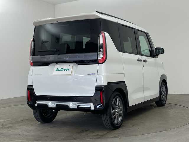 三菱 デリカミニ G プレミアム 兵庫県 2024(令6)年 1.4万km アメジストブラック/シルキーホワイト ・社外ナビ/Bluetooth/USB/AUX/・全方位カメラ/・ETC/・マイパイロット/・衝突軽減ブレーキ/・車線逸脱警報/・車線逸脱防止支援/・レーダークルーズコントロール/・オートハイビーム/・先行車発進お知らせ/・標識認識機能/・前後ソナー/・ふらつき警報/・両側パワースライドドア/・ハーフレザー/・前席シートヒーター/・ステアリングヒーター/・デジタルインナーミラー/・LEDヘッドライト/・ルーフレール/・純正15インチアルミホイール/・スマートキー