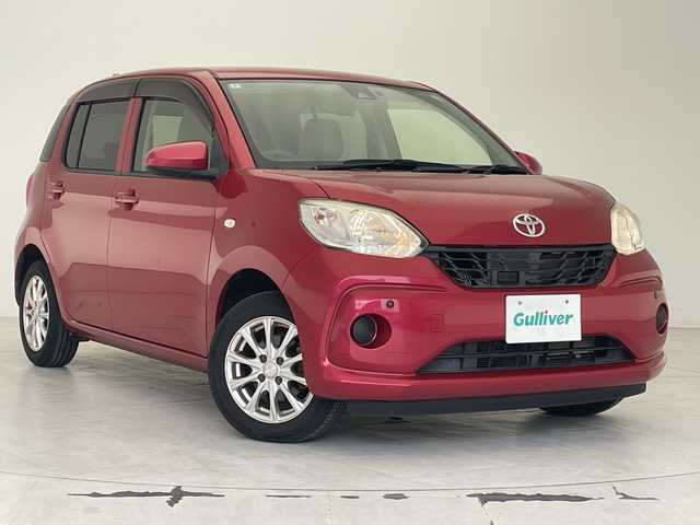 トヨタ パッソ X Lパッケージ S 沖縄県 2017(平29)年 5万km マゼンタベリーマイカM 純正ナビ（NSCD-W66）/（ワンセグＴＶ　Ｂｌｕｅｔｏｏｔｈ　CD）/バックカメラ/ドライブレコーダー/前後コーナーセンサー/プッシュスタート/スマートキー/純正フロアマット/アイドリングストップ/ドアバイザー/社外アルミホイール/取扱説明書/スペアキー