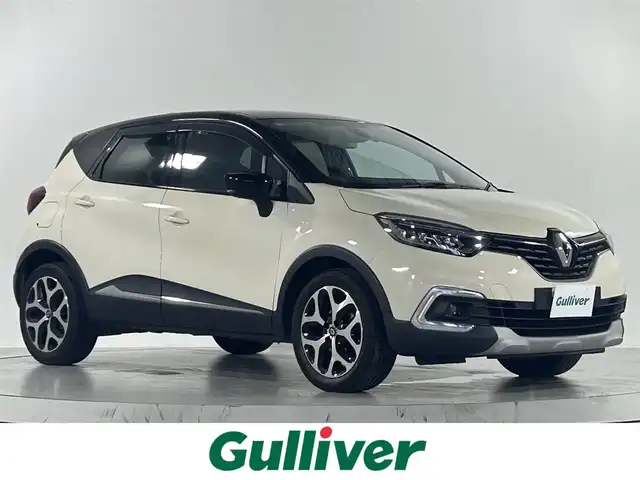 ルノー キャプチャー インテンス 佐賀県 2020(令2)年 7.5万km ベージュ 社外7インチナビ/フルセグTV/DVD/Bluetooth/バックカメラ/クルーズコントロール/オートライト/パーキングソナー/LEDヘッドライト/フォグライト/前方ドライブレコーダー/ETC/ステアリングスイッチ/ハーフレザーシート/純正17インチアルミホイール/スマートキー/電動格納ミラー/純正ドアバイザー/ISOFIX対応シート/プッシュスタート/スマートキー