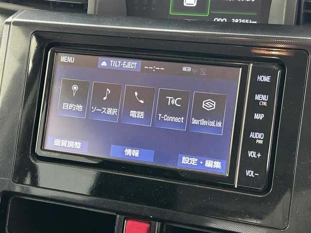 トヨタ タンク G 福井県 2019(平31)年 2.9万km ファイアークォーツレッドM 純正ナビ　型式：NSZT-W68T/　CD/DVD/TV/Bluetooth/両側パワースライドドア/4WD/福祉車両/助手席リフトアップシート車　Aタイプ/衝突軽減システム/横滑り防止装置/アイドリングストップ/スマートキー/LED/オートライト/ETC