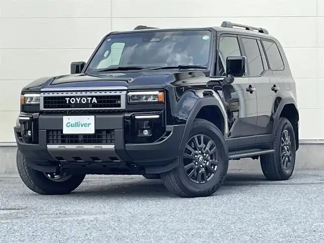 トヨタ ランドクルーザー ２５０ VX 茨城県 2024(令6)年 0.2万km ブラック ワンオーナー/純正メモリーナビ/全方位カメラ/フルセグテレビ/デジタルインナーミラー/セーフティセンス/サンルーフ/黒レザーシート/パワーバックドア/三眼LEDヘッドライト/ルーフレール/シートヒーター/エアーシート/ハンドルヒーター/ダウンヒルアシスト/ETC2.0