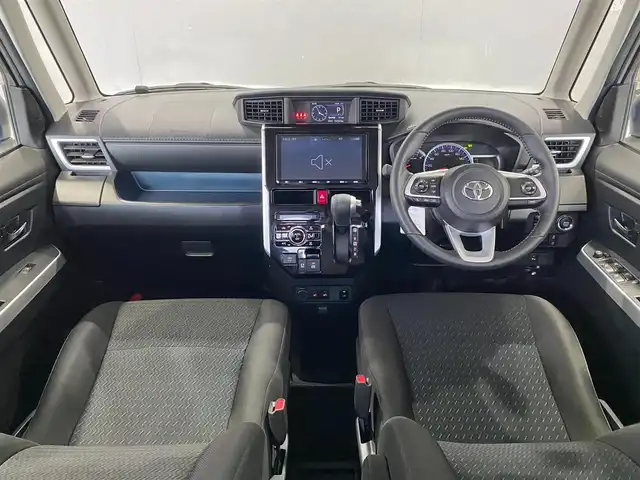 トヨタ ルーミー カスタムG－T 岐阜県 2021(令3)年 5.5万km パールホワイトⅢ 純正ナビ（フルセグＴＶ/Bluetooth/CD/DVD）/パノラミックビューモニター/アダプティブクルーズコントロール/衝突被害軽減システム/横滑り防止装置/コーナーセンサー/両側パワースライドドア/前席シートヒーター/コンフォートパッケージ/フルフラットシート/アイドリングストップ/ビルトインＥＴＣ２．０/スペアキー/LEDヘッドライト/オートライト/純正15インチAW/純正フロアマット/純正ドアバイザー