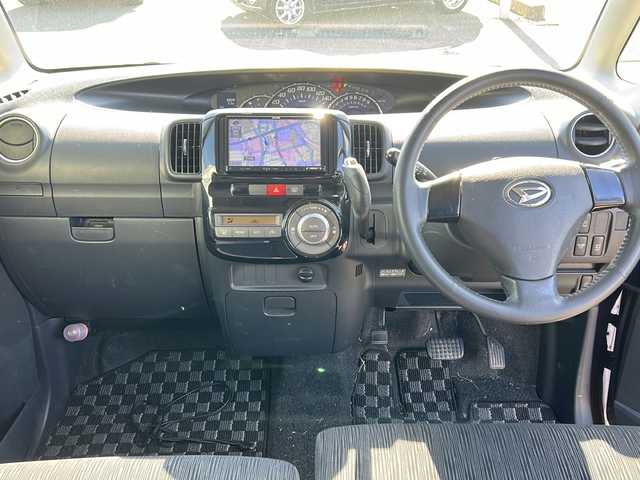 ダイハツ タント カスタム RS 静岡県 2012(平24)年 7.9万km ミスティックレッドクリスタルメタリック /社外ナビ/地デジTV//社外CD/DVD//バックカメラ//ローダウン//社外16インチAW//スマートキー//ETC//ディスチャージ