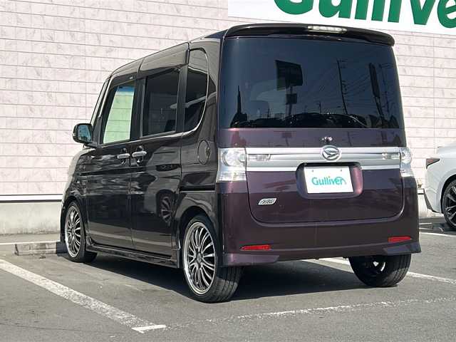 ダイハツ タント カスタム RS 静岡県 2012(平24)年 7.9万km ミスティックレッドクリスタルメタリック /社外ナビ/地デジTV//社外CD/DVD//バックカメラ//ローダウン//社外16インチAW//スマートキー//ETC//ディスチャージ