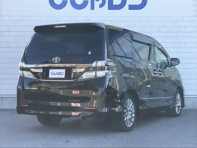 トヨタ ヴェルファイア 2．4Z ゴールデンアイズ 栃木県 2012(平24)年 14.4万km ブラック (株)IDOMが運営する【じしゃロン小山店】の自社ローン対象車両になります。こちらは現金ご利用時の価格です。/自社ローンご希望の方は別途その旨お申付け下さい。//社外フルセグナビ/（CD/DVD/AM/FMラジオ）/(Bluetooth)/スマートキー/プッシュスタート/バックカメラ/ＥＴＣ/両側パワースライドドア/パワーバックドア/クルーズコントロール/コーナーセンサー/オットマン/フリップダウンモニター/ステアリングリモコン/電動格納ドアミラー/パワーウインドウ/オートライト/自動防眩ミラー