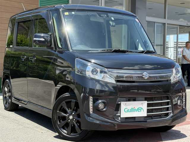 スズキ スペーシア XS リミテッド 香川県 2014(平26)年 8.3万km ブルーイッシュブラックパール3 社外メモリナビ/フルセグ/CD/DVD/Bluetooth/バックカメラ/両側パワースライドドア/純正15インチアルミ/キセノンヘッドライト/ハーフレザーシート/前席シートヒーター/衝突被害軽減ブレーキ/ドライブレコーダー/スマートキー/ETC/24年製サマータイヤ