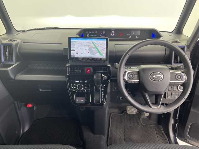 ダイハツ タント カスタム RS スタイルセレクション 愛知県 2022(令4)年 1.9万km パールブラック ハーフレザーシート/前席シートヒーター/カロッツェリアメモリナビ・フルセグTV/　SD/Bluetooth/パノラマビューモニター/スマートアシスト/・衝突回避支援ブレーキ機能/・車線逸脱警報機能/・ブレーキ制御付誤発進抑制機能/・先行車発進お知らせ機能/・アダプティブクルーズコントロール/・アダプティブドライビングビーム/・衝突警報機能/・ふらつき警報/・サイドビューランプ/・路側逸脱警報/・標識認識機能/純正１５インチアルミホイール/LEDヘッドライト/プッシュスタート/ETC/保証書/取扱説明書