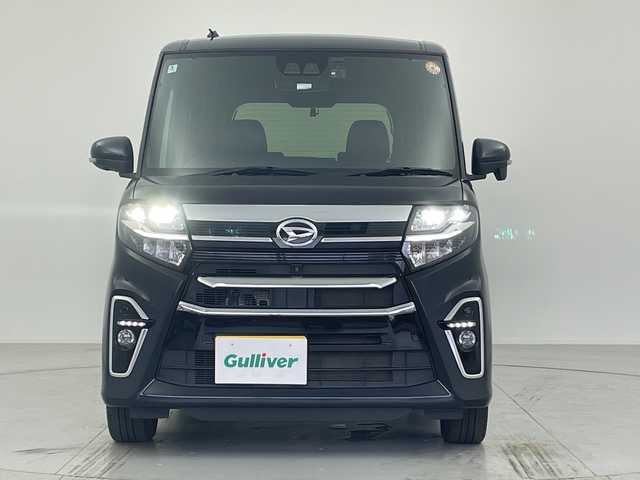 ダイハツ タント カスタム RS スタイルセレクション 愛知県 2022(令4)年 1.9万km パールブラック ハーフレザーシート/前席シートヒーター/カロッツェリアメモリナビ・フルセグTV/　SD/Bluetooth/パノラマビューモニター/スマートアシスト/・衝突回避支援ブレーキ機能/・車線逸脱警報機能/・ブレーキ制御付誤発進抑制機能/・先行車発進お知らせ機能/・アダプティブクルーズコントロール/・アダプティブドライビングビーム/・衝突警報機能/・ふらつき警報/・サイドビューランプ/・路側逸脱警報/・標識認識機能/純正１５インチアルミホイール/LEDヘッドライト/プッシュスタート/ETC/保証書/取扱説明書