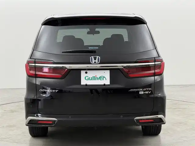 ホンダ オデッセイ ハイブリッド e:HEVアブソルート EX 福岡県 2022(令4)年 1.7万km プレミアムスパークルブラックパール 純正１０型ナビ　/全方位カメラ　/ＥＴＣ２．０　/前後ドラレコ　/アダプティブクルコン　/コーナーセンサー　/ホンダセンシング　/パーキングアシスト　/ＢＳＭ　/両電動スライドドア　/ハーフレザー　/シートヒーター　/ＬＥＤ