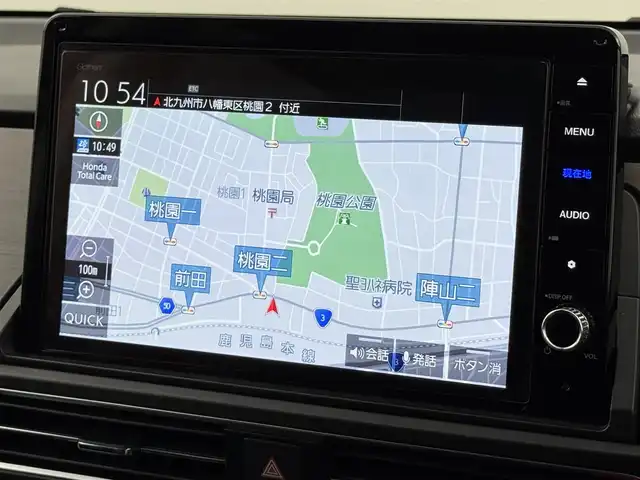 ホンダ オデッセイ ハイブリッド e:HEVアブソルート EX 福岡県 2022(令4)年 1.7万km プレミアムスパークルブラックパール 純正１０型ナビ　/全方位カメラ　/ＥＴＣ２．０　/前後ドラレコ　/アダプティブクルコン　/コーナーセンサー　/ホンダセンシング　/パーキングアシスト　/ＢＳＭ　/両電動スライドドア　/ハーフレザー　/シートヒーター　/ＬＥＤ