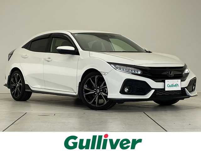 ホンダ シビック ハッチバック ホンダセンシング 愛知県 2019(平31)年 3万km 白 ・純正ナビ ＜TV・BT＞/・バックカメラ/・ドライブレコーダー/・クルコン/・ETC/・シートヒーター /・衝突被害軽減システム/・盗難防止装置/・レーンアシスト/・ABS/・オートハイビーム/・SRSエアバッグ（運転席/助手席/サイド/カーテン）/・LEDヘッドライト/・純正フルエアロパーツ/・ホンダセンシング