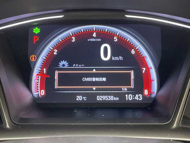 ホンダ シビック ハッチバック ホンダセンシング 愛知県 2019(平31)年 3万km 白 ・純正ナビ ＜TV・BT＞/・バックカメラ/・ドライブレコーダー/・クルコン/・ETC/・シートヒーター /・衝突被害軽減システム/・盗難防止装置/・レーンアシスト/・ABS/・オートハイビーム/・SRSエアバッグ（運転席/助手席/サイド/カーテン）/・LEDヘッドライト/・純正フルエアロパーツ/・ホンダセンシング