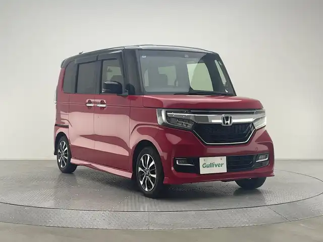 ホンダ Ｎ ＢＯＸ カスタム G EX ホンダセンシング 兵庫県 2017(平29)年 2.6万km ミラノレッド 純正８型ナビ（VXU-185NBi）/フルセグ/Bluetooth/前後ドライブレコーダー/バックモニター/ビルドインETC/両側パワースライドドア/アダプティブクルーズコントロール/純正アルミホイール/スマートキー/プッシュスタート