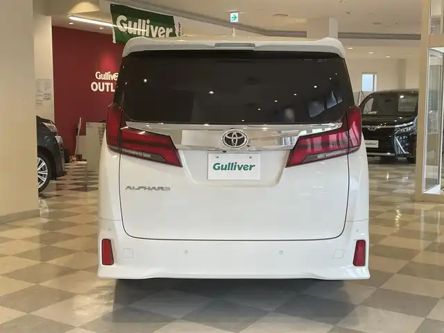 トヨタ アルファード S Cパッケージ 福井県 2020(令2)年 4.6万km ホワイトパールクリスタルシャイン 純正９インチナビ/(TV/CD/DVD/Bluetooth/AM/FM)/フリップダウンモニター/サンルーフ/バックカメラ/衝突被害軽減システム/車線逸脱警報/クルーズコントロール/レザーシート/両側パワースライドドア/横滑り防止装置/ETC/ドライブレコーダー/LEDヘッドライト/フォグランプ/オートライト/ウィンカーミラー/電動格納ミラー/純正18インチAW/シートヒーター/エアシート/シートリフター/ステアリングヒーター/プッシュスタート/スマートキー/フロアマット/ドアバイザー/スペアキー/取扱説明書/保証書