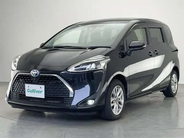 トヨタ シエンタ ハイブリッド G セーフティエディション 愛知県 2021(令3)年 4.4万km ブラックマイカ 純正ナビ　全方位カメラ　両側パワスラ　禁煙　フルセグ　ＤＶＤ再生　ＥＴＣ　前後ドラレコ　シートヒーター　セーフティセンス　衝突軽減　レーンキープ　クルコン　ＬＥＤオートライト　フォグ　プッシュスタート スマートキー　Bluetooth　BALMINUMアルミホイール　コーナーセンサー　ステアリングヒーター