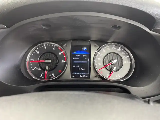 トヨタ ハイラックス Z GRスポーツ 福井県 2022(令4)年 1.8万km アティチュードブラックマイカ 8インチディスプレイオーディオ/【AM/FM/Bluetooth/フルセグTV】/全方位カメラ/衝突軽減ブレーキ/車線逸脱警報機能/クルーズコントロール（追従有）/パワーシート/オートライト/LEDヘッドライド/プッシュスタート/スマートキー/アイドリングストップ