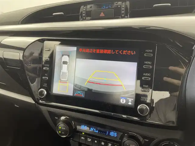 トヨタ ハイラックス Z GRスポーツ 福井県 2022(令4)年 1.8万km アティチュードブラックマイカ 8インチディスプレイオーディオ/【AM/FM/Bluetooth/フルセグTV】/全方位カメラ/衝突軽減ブレーキ/車線逸脱警報機能/クルーズコントロール（追従有）/パワーシート/オートライト/LEDヘッドライド/プッシュスタート/スマートキー/アイドリングストップ