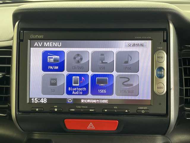 ホンダ Ｎ ＢＯＸ カスタム SSパッケージ 愛知県 2015(平27)年 5.1万km 黒 純正ナビ（VXM-155VSi）/・Ｂｌｕｅｔｏｏｔｈ/・ワンセグ/・ＤＶＤ/ＣＤ/両側パワースライドドア/バックカメラ/ＥＴＣ/衝突軽減/フォグランプ/アイドリングストップ/スマートキー/スペアキー