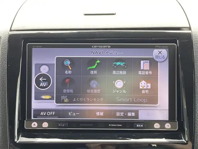 日産 ルークス ハイウェイスター 静岡県 2012(平24)年 4.8万km ブルーイッシュブラック (株)IDOMが運営する【じしゃロン焼津店】の自社ローン専用車両になります。こちらは現金またはオートローンご利用時の価格です。自社ローンご希望の方は別途その旨お申付け下さい/【じしゃロン個店占有の為　落札禁止】/Pioneer　carrozzeriaナビ(AVIC-MRZ007)/FM/AM/フルセグ/CD/DVD/SD/片側パワースライドドア/HIDヘッドライト/オートライト/純正アルミホイール/フォグランプ/ドアバイザー/スマートキー/プッシュスタート/スペアキー1本/取説/保証書