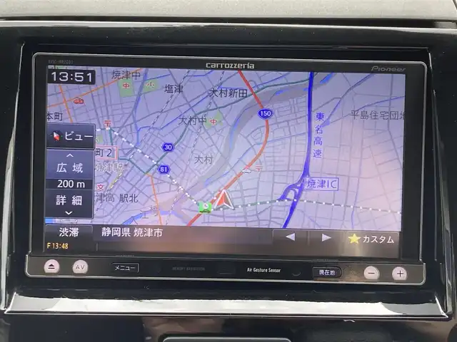 日産 ルークス ハイウェイスター 静岡県 2012(平24)年 4.8万km ブルーイッシュブラック (株)IDOMが運営する【じしゃロン焼津店】の自社ローン専用車両になります。こちらは現金またはオートローンご利用時の価格です。自社ローンご希望の方は別途その旨お申付け下さい/【じしゃロン個店占有の為　落札禁止】/Pioneer　carrozzeriaナビ(AVIC-MRZ007)/FM/AM/フルセグ/CD/DVD/SD/片側パワースライドドア/HIDヘッドライト/オートライト/純正アルミホイール/フォグランプ/ドアバイザー/スマートキー/プッシュスタート/スペアキー1本/取説/保証書
