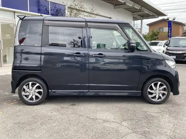 日産 ルークス ハイウェイスター 静岡県 2012(平24)年 4.8万km ブルーイッシュブラック (株)IDOMが運営する【じしゃロン焼津店】の自社ローン専用車両になります。こちらは現金またはオートローンご利用時の価格です。自社ローンご希望の方は別途その旨お申付け下さい/【じしゃロン個店占有の為　落札禁止】/Pioneer　carrozzeriaナビ(AVIC-MRZ007)/FM/AM/フルセグ/CD/DVD/SD/片側パワースライドドア/HIDヘッドライト/オートライト/純正アルミホイール/フォグランプ/ドアバイザー/スマートキー/プッシュスタート/スペアキー1本/取説/保証書