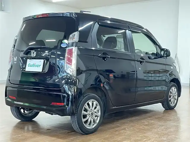 ホンダ Ｎ ＷＧＮ G 道央・札幌 2018(平30)年 10.1万km クリスタルブラックパール 4WD/社外メモリナビ/・ワンセグTV/CD/DVD/BT/SD/バックカメラ/横滑り防止装置/前席シートヒーター/プッシュスタート/スマートキー/純正ラバーマット/ドアバイザー/電動格納ミラー/ヘッドライトレベライザー/社外14インチAW/社外AW付冬タイヤ積込/・155/65R14 ’18製 4mm/保証書/取扱説明書