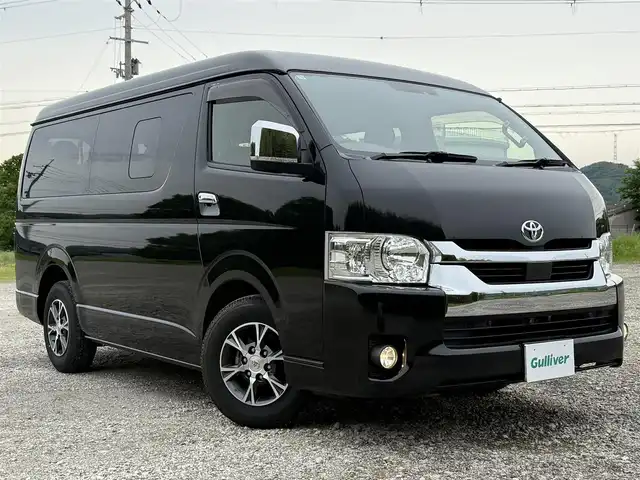 トヨタ ハイエース GL ロング 兵庫県 2020(令2)年 3.6万km 黒 ワンオーナー/全方位モニター/純正ナビ/フルセグTV/純正後席モニター/デジタルインナーミラー/パワースライドドア/プリクラッシュセーフティ/オートマチックハイビーム/純正15インチAW/LEDヘッドライト/プッシュスタート＆スマートキー