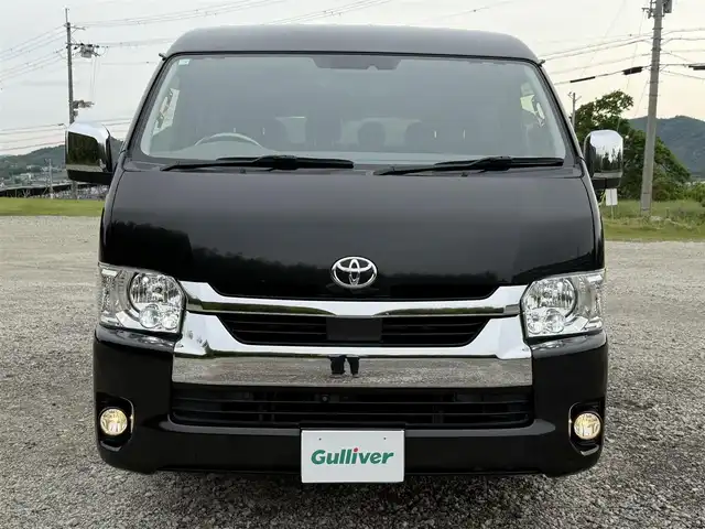 トヨタ ハイエース GL ロング 兵庫県 2020(令2)年 3.6万km 黒 ワンオーナー/全方位モニター/純正ナビ/フルセグTV/純正後席モニター/デジタルインナーミラー/パワースライドドア/プリクラッシュセーフティ/オートマチックハイビーム/純正15インチAW/LEDヘッドライト/プッシュスタート＆スマートキー