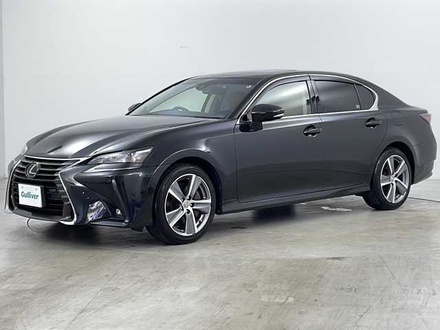 レクサス ＧＳ 350 Iパッケージ 道央・札幌 2017(平29)年 2.3万km グラファイトブラックガラスフレーク ・４WD/・純正ナビ(CD&DVD&DSD&BT&USB&フルセグ)/・寒冷地仕様/・衝突軽減ブレーキ/・レーンキープアシスト/・レーダークルーズコントロール/・ブラインドスポットモニター/・ステアリングヒーター/・バックカメラ/・D/Nシートヒーター/・ドアミラーヒーター/・D/Nパワーシート/・メモリーシート/・パドルシフト/・ベンチレーション/・サンルーフ/・社外ドラレコ/・社外レーダー/・バックフォグライト/・スマートキー/・スペアキー
