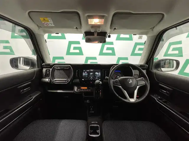 スズキ ハスラー Jスタイル 鹿児島県 2022(令4)年 5.2万km ピュアホワイトパール/ガンメタリック2トーン バックカメラ/ケンウッド製ナビ/　・Bluetooth接続/　・フルセグTV/　・DVD再生/デュアルカメラブレーキサポート/ETC/LEDヘッドライト/LEDフォグランプ/オートライト/ルーフレール/純正フロアマット/純正アルミホイール/電動格納ミラー/ドアバイザー/メッキフロントグリル/後席テーブル/シートヒーター/スマートキー/アイドリングストップ