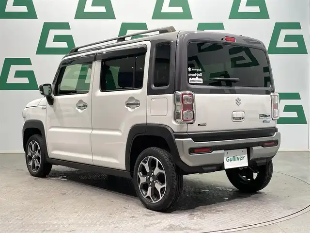 スズキ ハスラー Jスタイル 鹿児島県 2022(令4)年 5.2万km ピュアホワイトパール/ガンメタリック2トーン バックカメラ/ケンウッド製ナビ/　・Bluetooth接続/　・フルセグTV/　・DVD再生/デュアルカメラブレーキサポート/ETC/LEDヘッドライト/LEDフォグランプ/オートライト/ルーフレール/純正フロアマット/純正アルミホイール/電動格納ミラー/ドアバイザー/メッキフロントグリル/後席テーブル/シートヒーター/スマートキー/アイドリングストップ