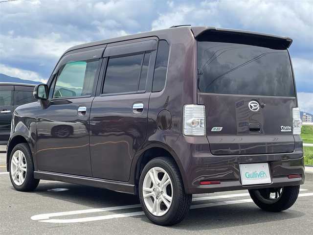 ダイハツ ムーヴ コンテ カスタム G 佐賀県 2012(平24)年 11万km プラムブラウンクリスタルマイカ 社外HDDナビ/・フルセグTV/CD/DVD/SD/Bluetooth/アイドリングストップ/ETC/コラムシフト/ISOFIX対応/革巻きステアリング/社外14インチアルミホイール/純正キセノンヘッドライト/純正フォグライト/純正フロアマット/純正ドアバイザ―/新車保証書/取扱説明書