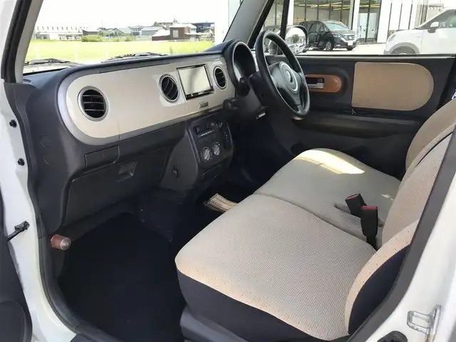 スズキ ラパン G 鳥取県 2013(平25)年 6.3万km パールホワイト 社外ナビ/ワンセグ/CD/プッシュエンジンスタート/ハロゲンヘッドライト/純正ホイールキャップ/アイドリングストップ/スマートキー/スペアキー/ドバイザー/フロアマット